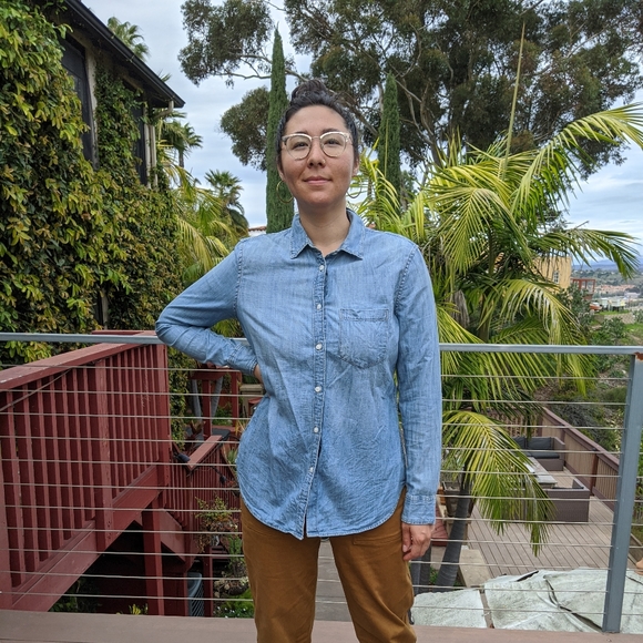GAP Tops - GAP Denim Button-Up